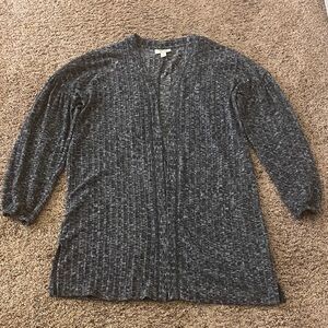 Style & Co. Textured Blue Cardigan- Small